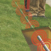 Detection of underground wires